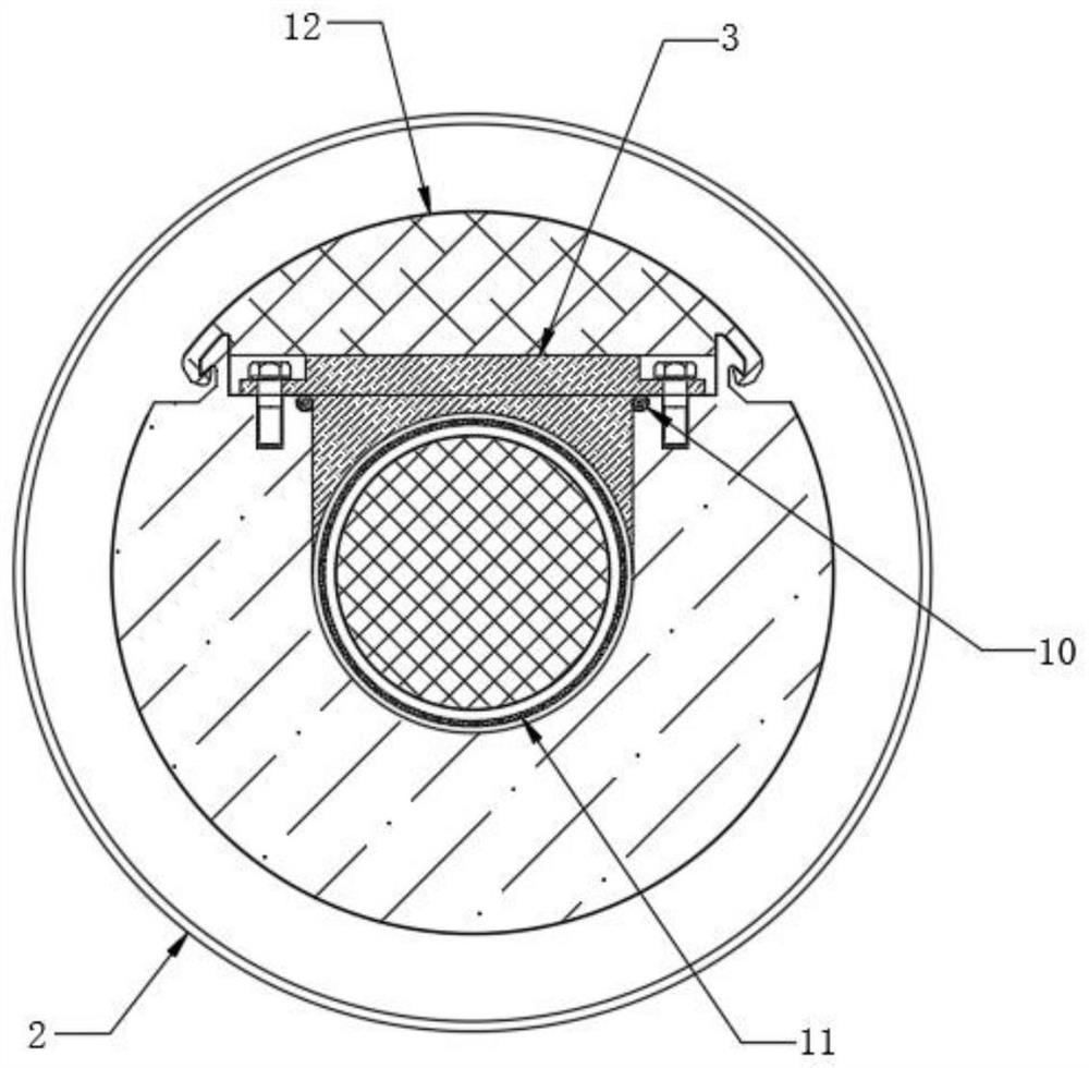 Liquid inlet one-way valve of high-pressure pump