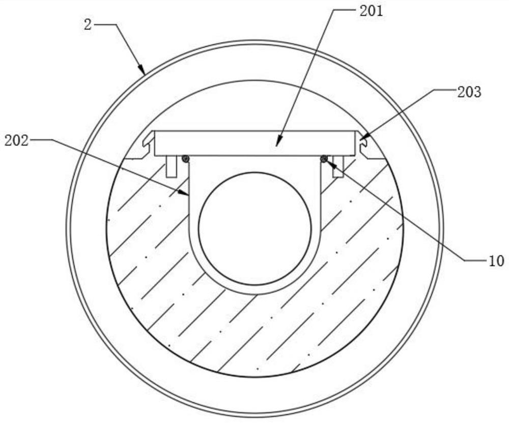 Liquid inlet one-way valve of high-pressure pump