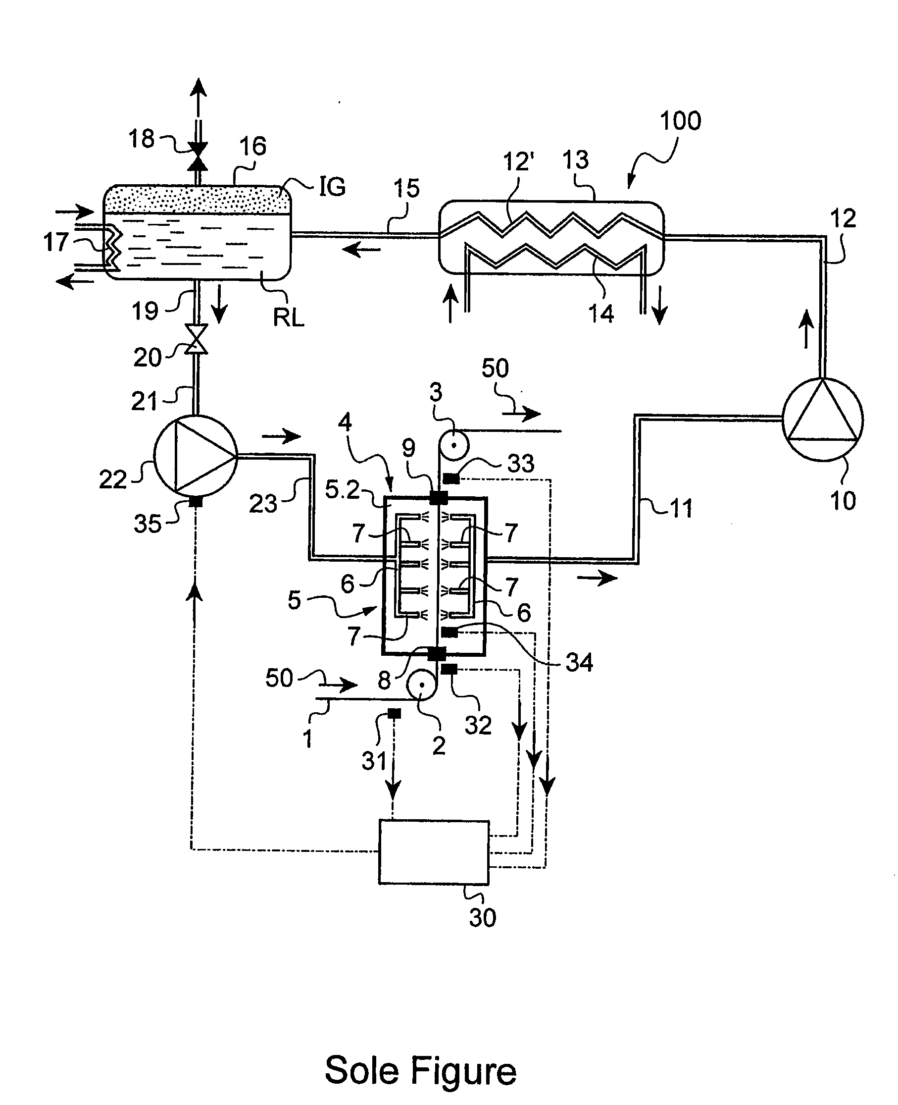 Method of cooling a metal strip traveling through a cooling section of a continuous heat treatment line, and an installation for implementing said method