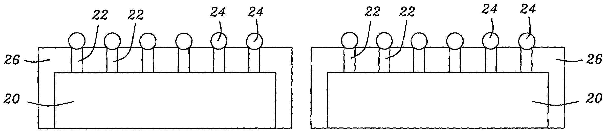 Package design and method of manufacture for chip grid array