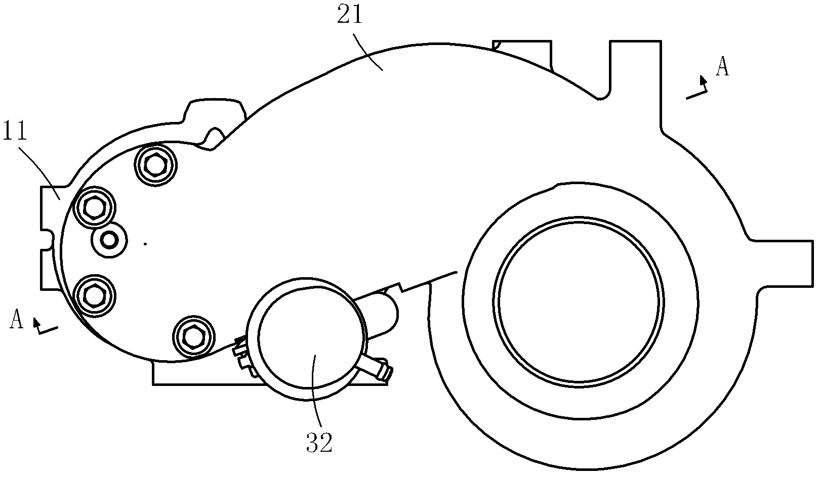 Turbocharger with two-stage supercharging function