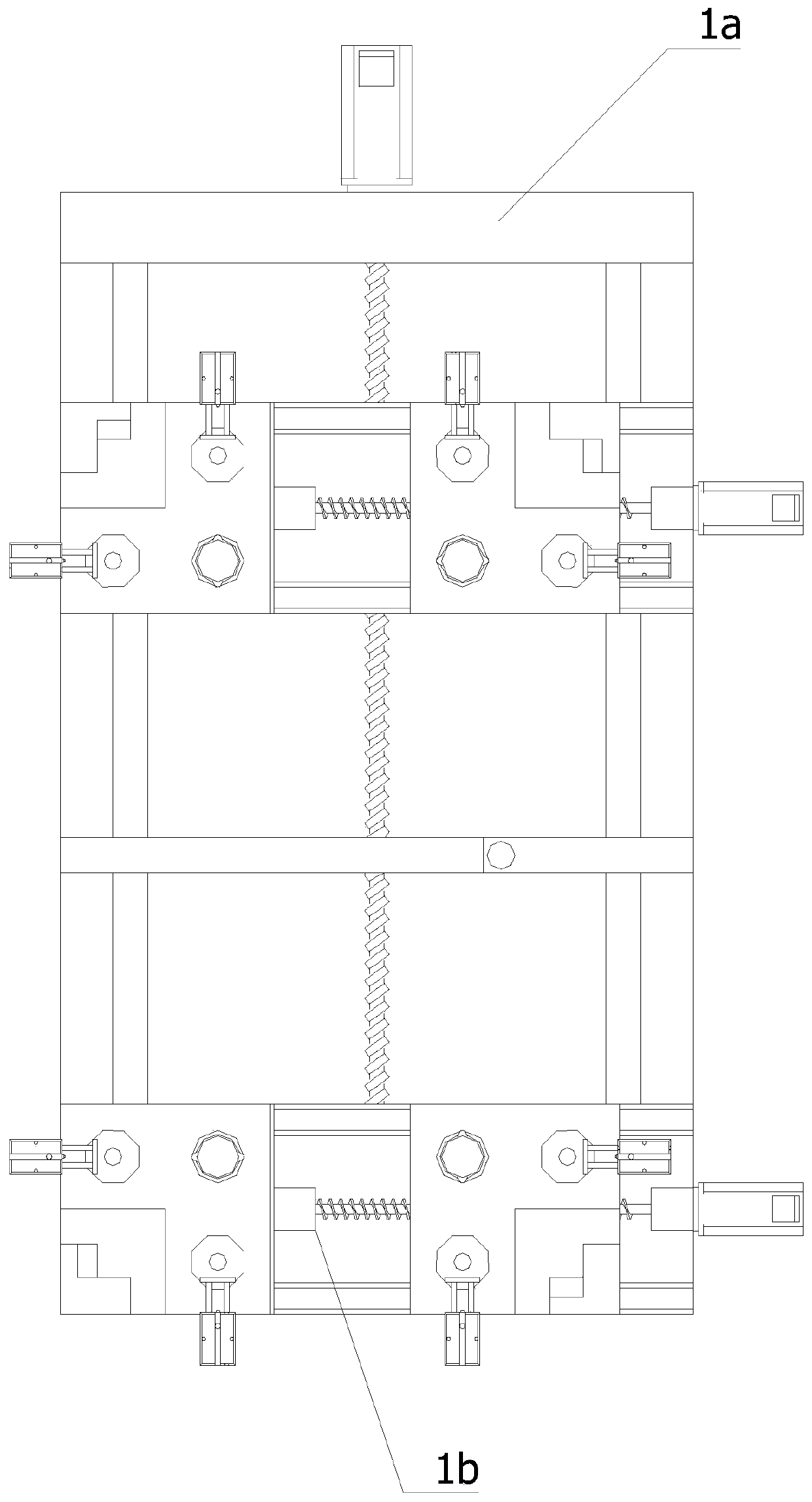 Locating frame for welding laboratory cabinet