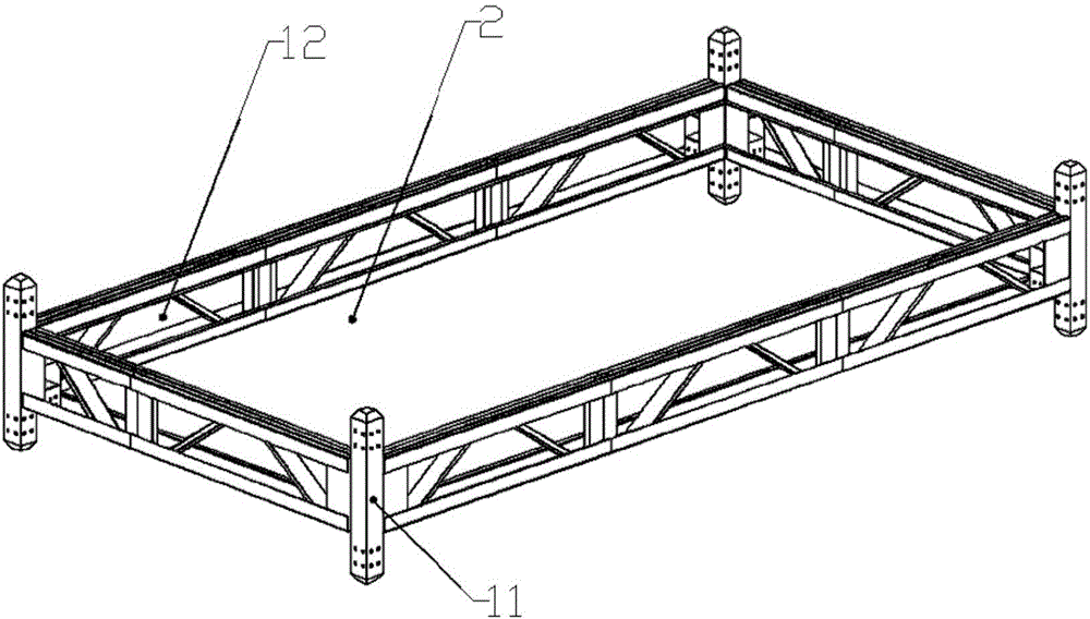 Assembled light steel frame mortise-tenon inserted-connected structure and mounting method