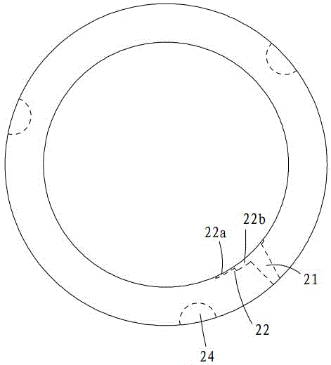 Cow true stomach left deflection operation reset device of double-locking structure