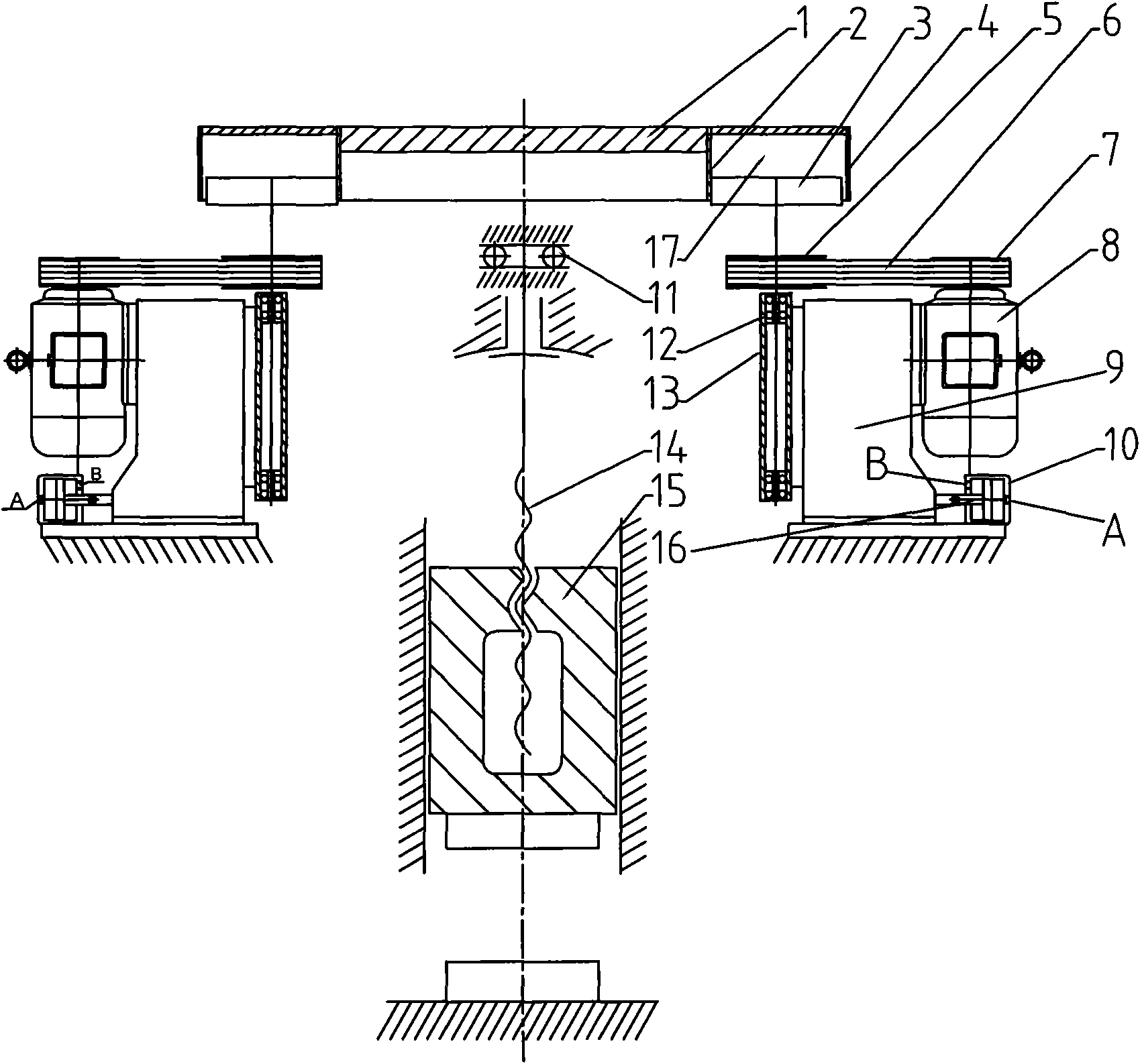Drum-type friction screw press