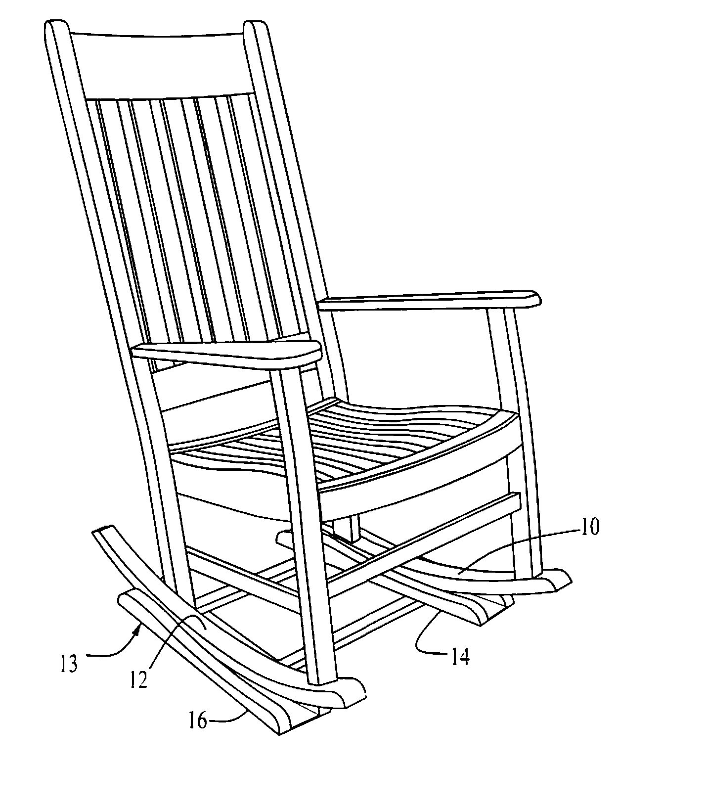 Rocking Chair and Anti-Skid Base