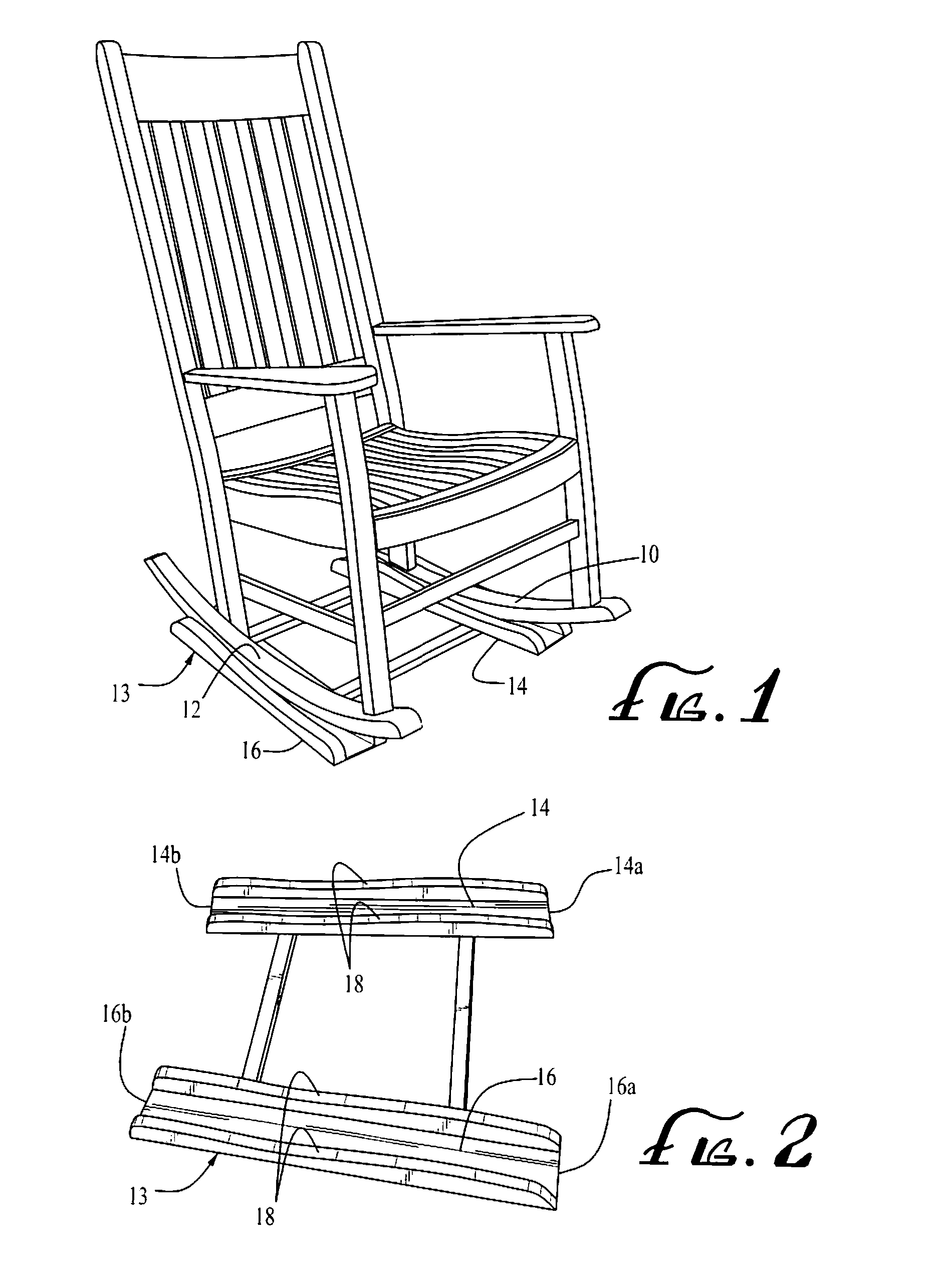 Rocking Chair and Anti-Skid Base