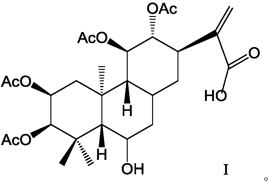 Compound separated from isodon excisoides plants and application of compound