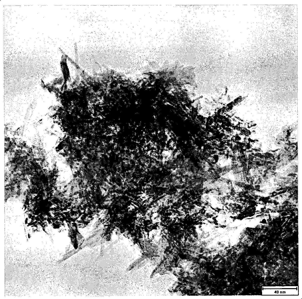 Process for producing layered delta-MnO2 nano-particle