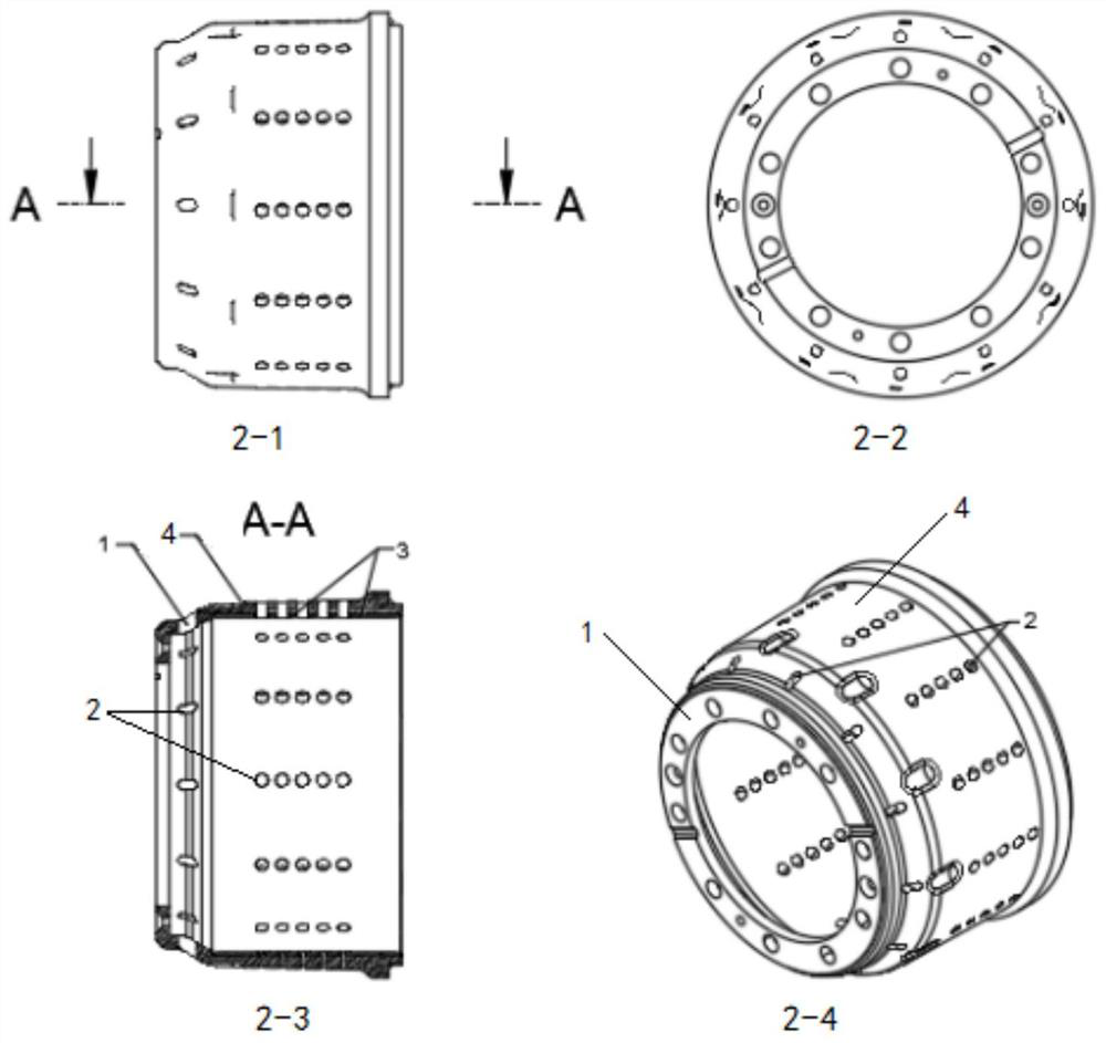 A kind of composite material brake drum and preparation method thereof