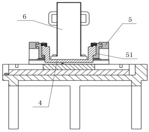 Slewing bearing raceway contour detection device