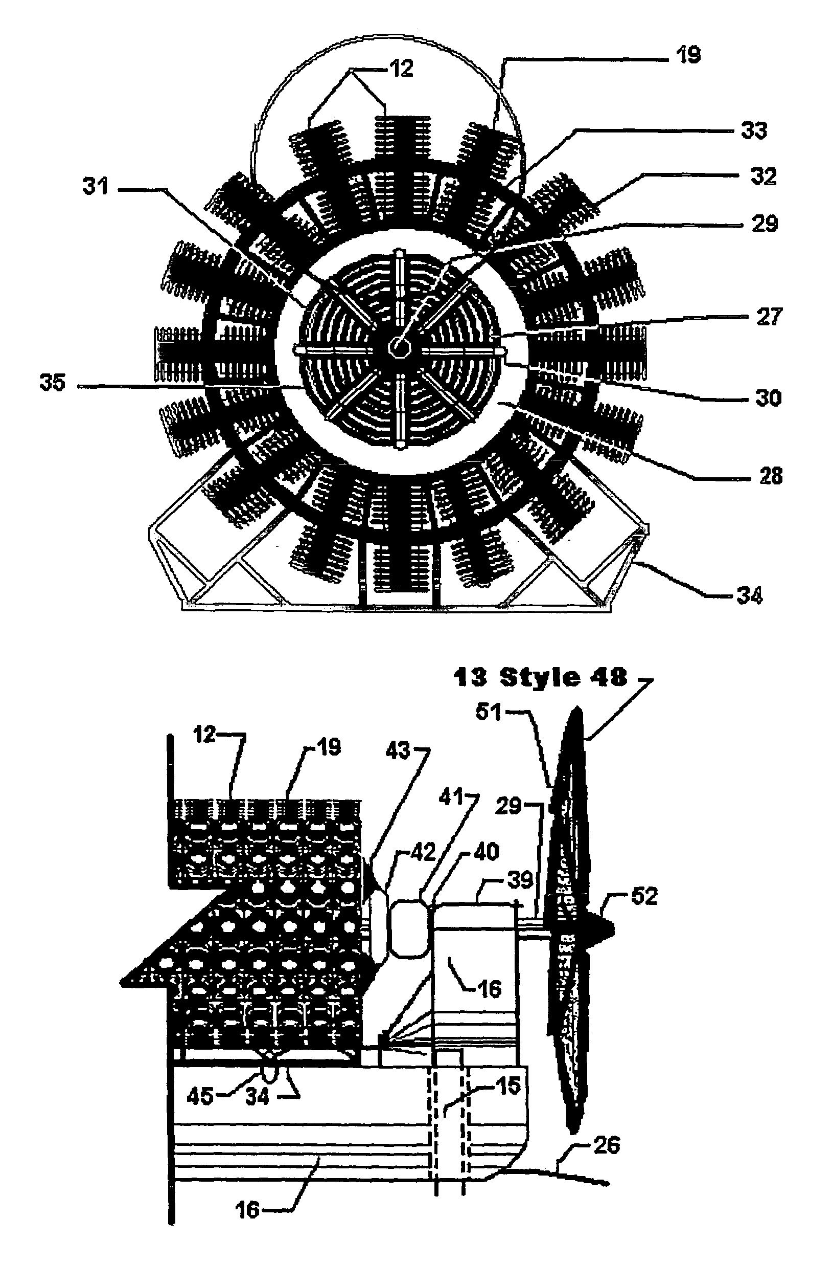 Hydro-electric farms