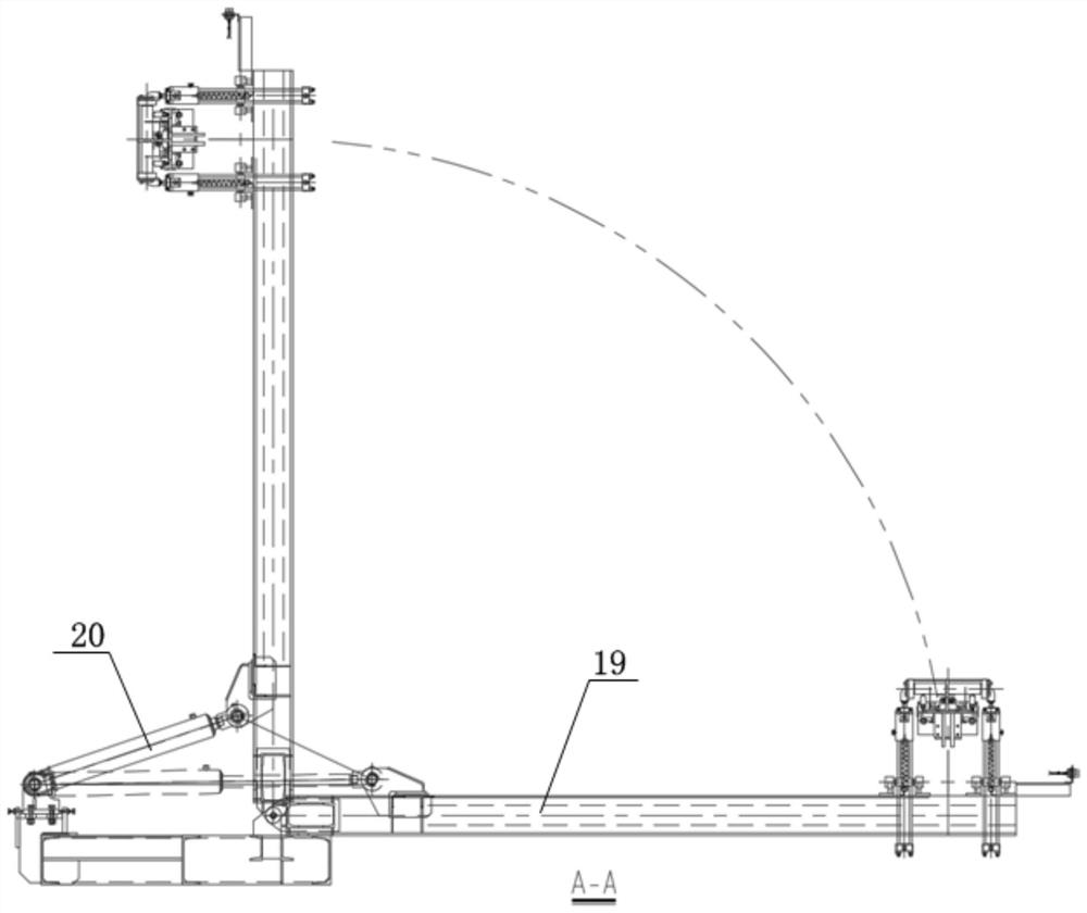 Automatic train unhooking device