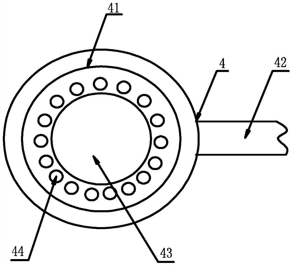 A circular chain heat treatment device and its application method
