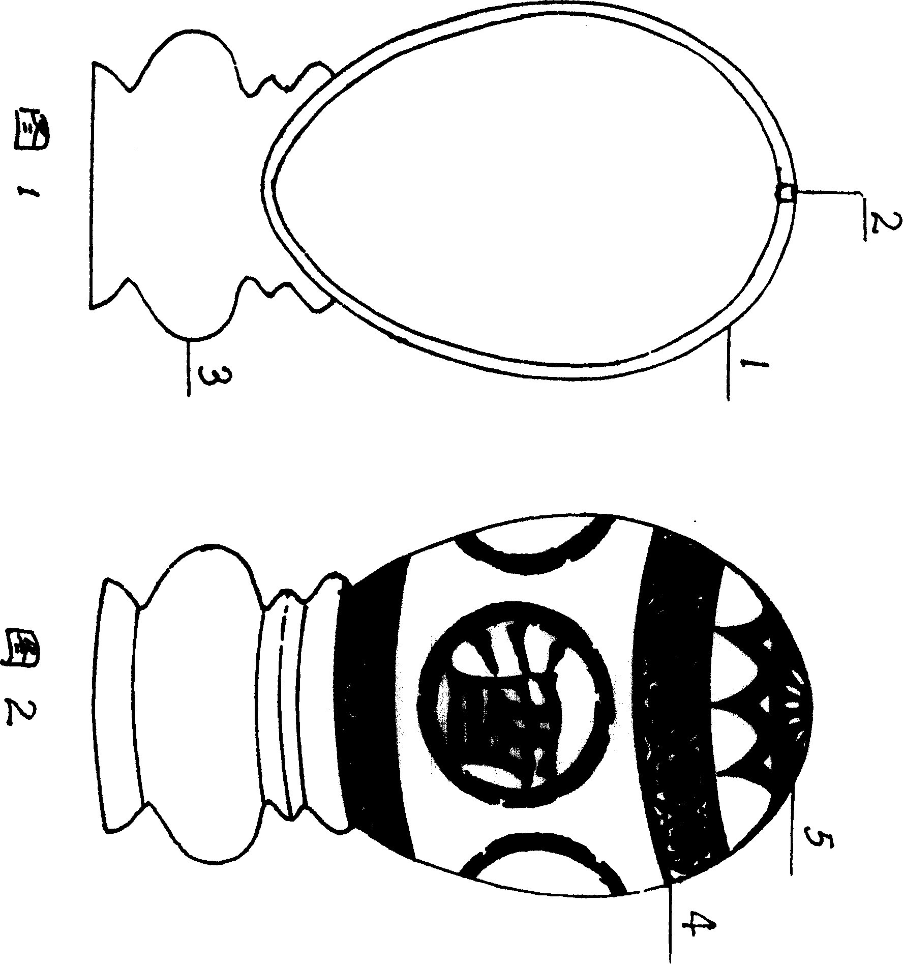 Egg shell artistic drinking vessel and its making method