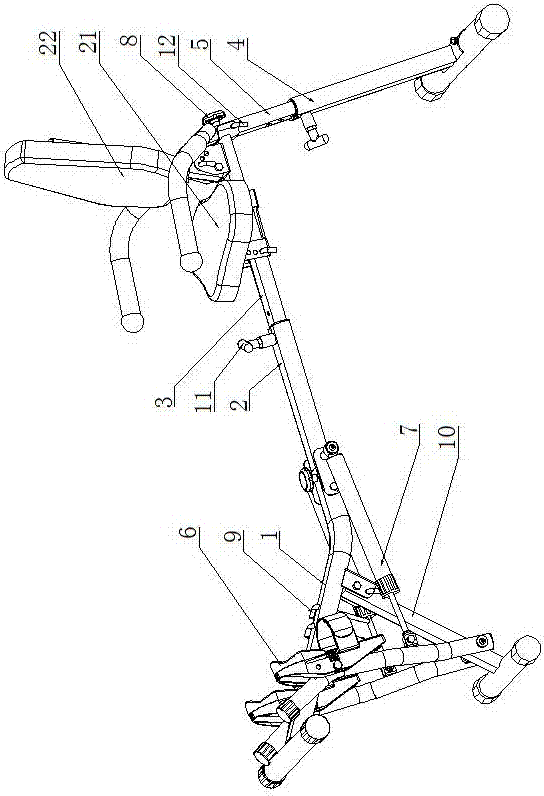 Treadmill for rehabilitation and fitness of old people and modifying method thereof