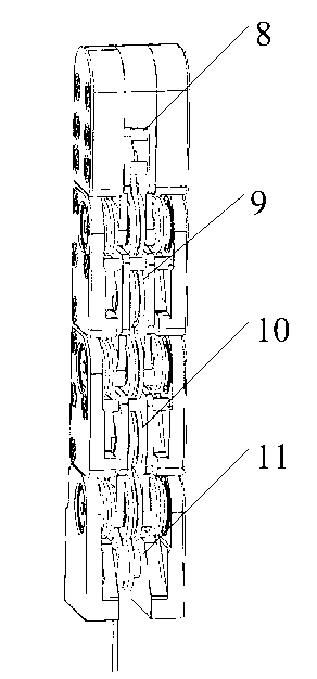 Tendon type under-driving self-adaptation multi-finger device