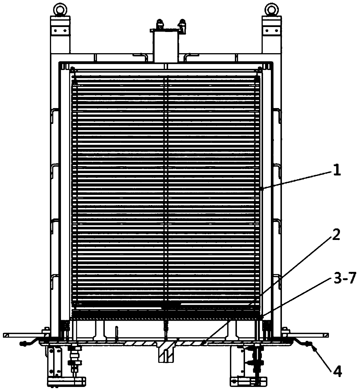 Machine equipment of semiconductor or photovoltaic material