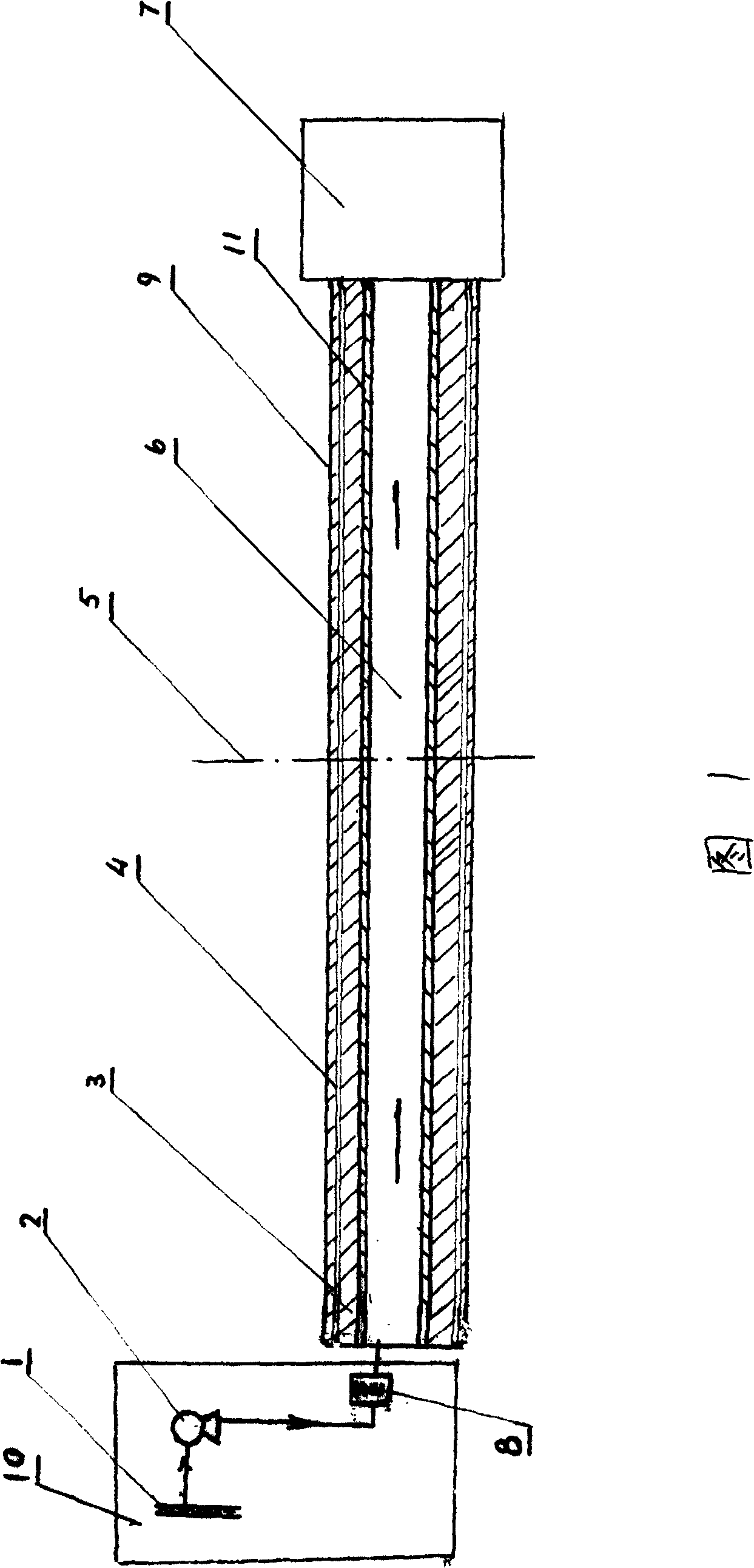 Dehydrated ultra thick oil pipeline transportation method and corollary arrangement