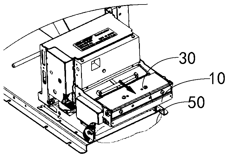 Paper delivery device and printer