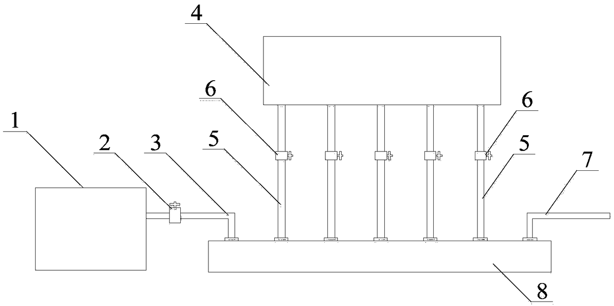 Aerostatic calibrating system for wall surface shearing strength micro-sensors