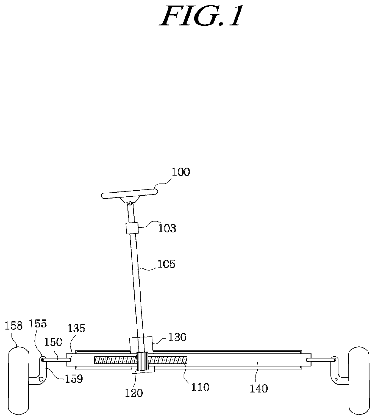 Rack bar supporting device of steering apparatus for vehicle