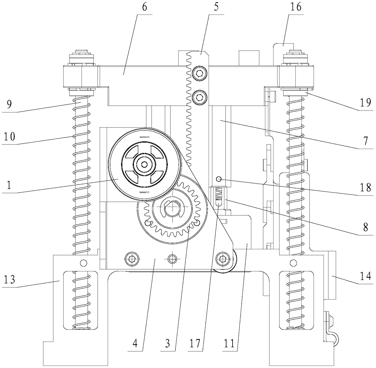 A bonding mechanism of an automatic banknote binding machine