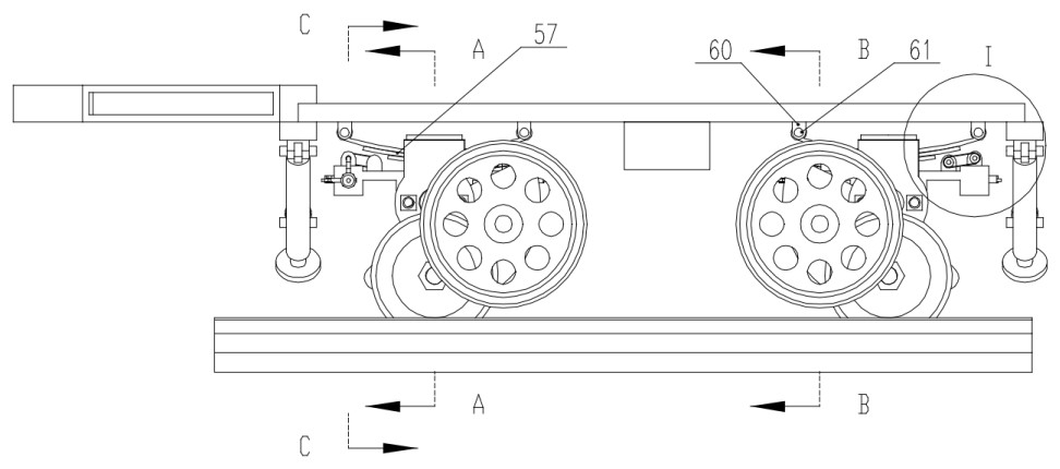 A trailer capable of switching different track travel modes and using method thereof