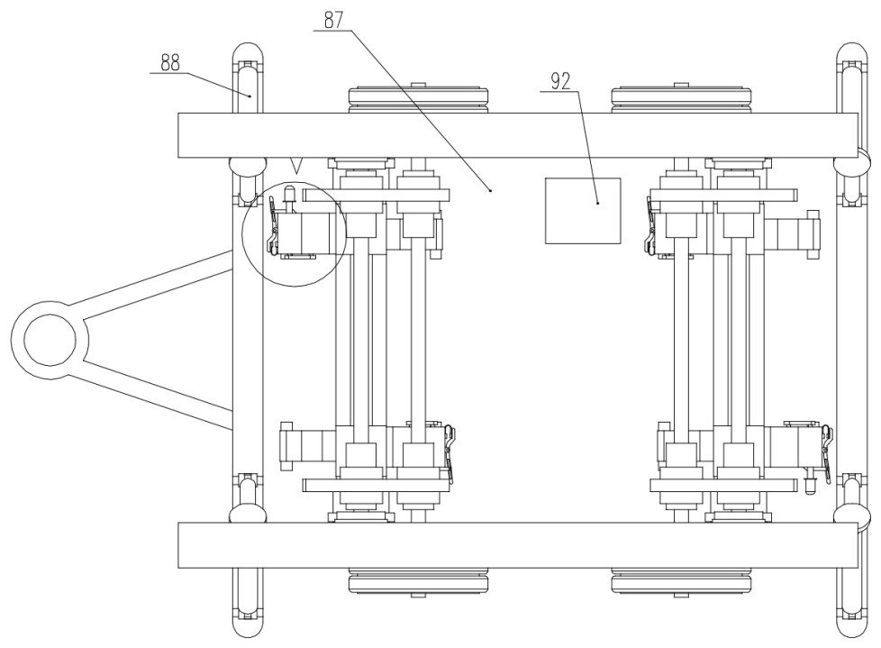 A trailer capable of switching different track travel modes and using method thereof