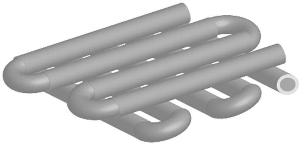 Direct writing printing method of Nafion hollow tube structure