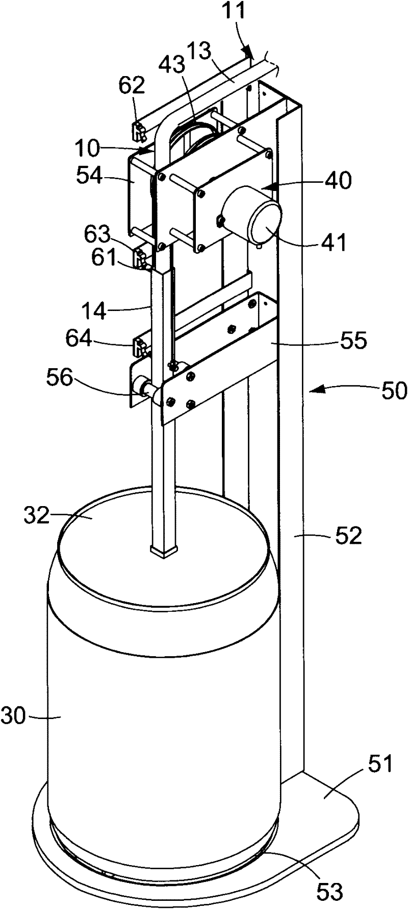Beverage preparation device with automatic water filling function