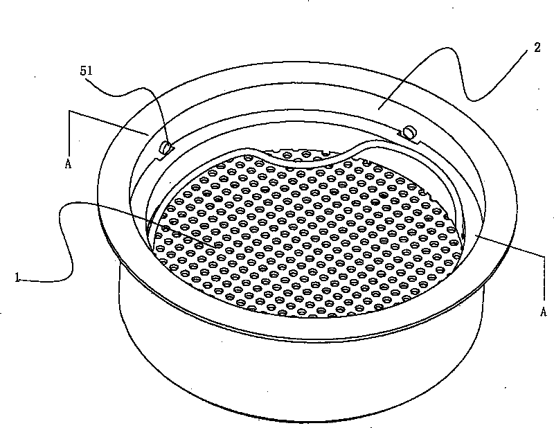 Coffee machine high pressure filtering device capable of adjusting cup share