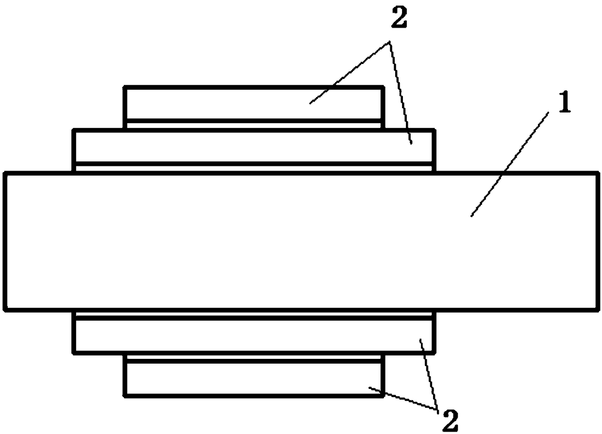 A double-sided three-dimensional stacked packaging structure and packaging method