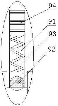 An anti-twist structure for a toggle piece of a lock cylinder