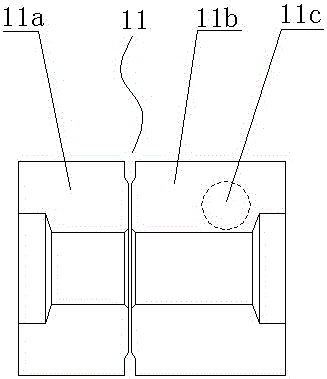 An anti-twist structure for a toggle piece of a lock cylinder