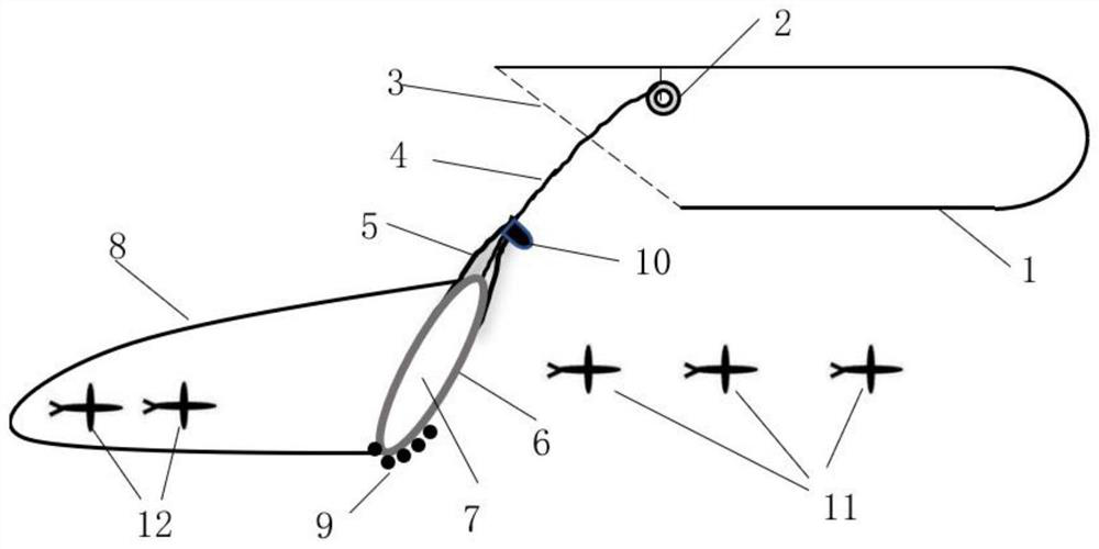 Unmanned aerial vehicle group air recovery system and method