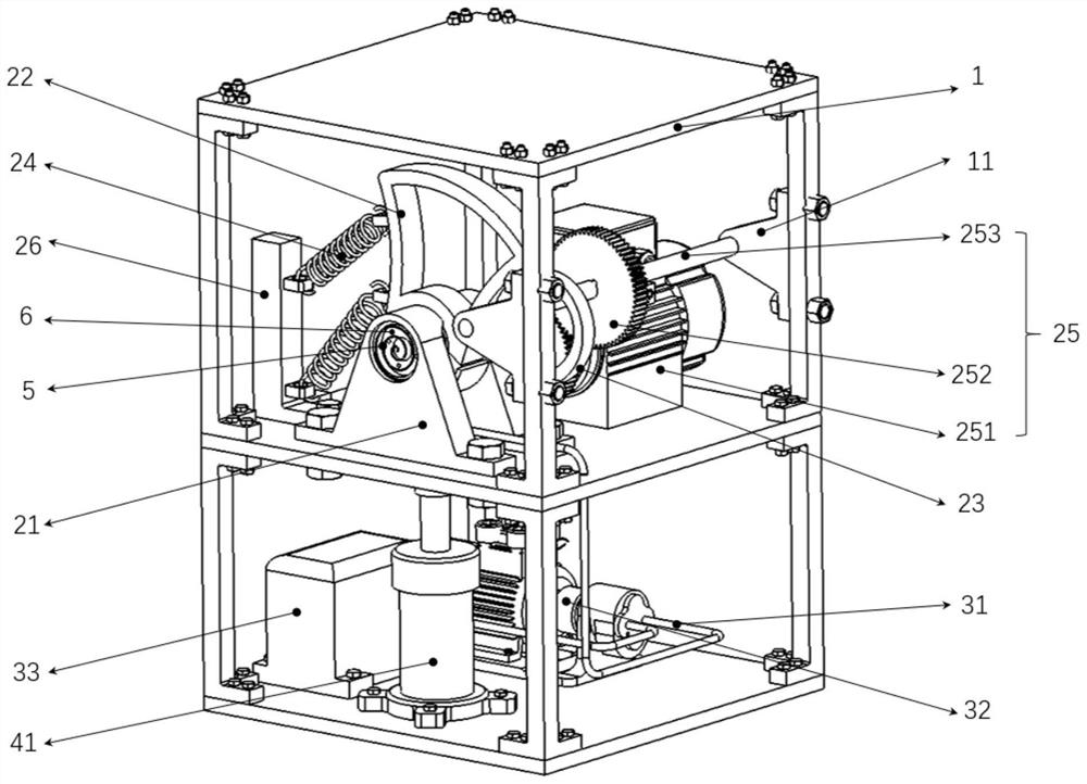 Full-floating piston pin friction test device