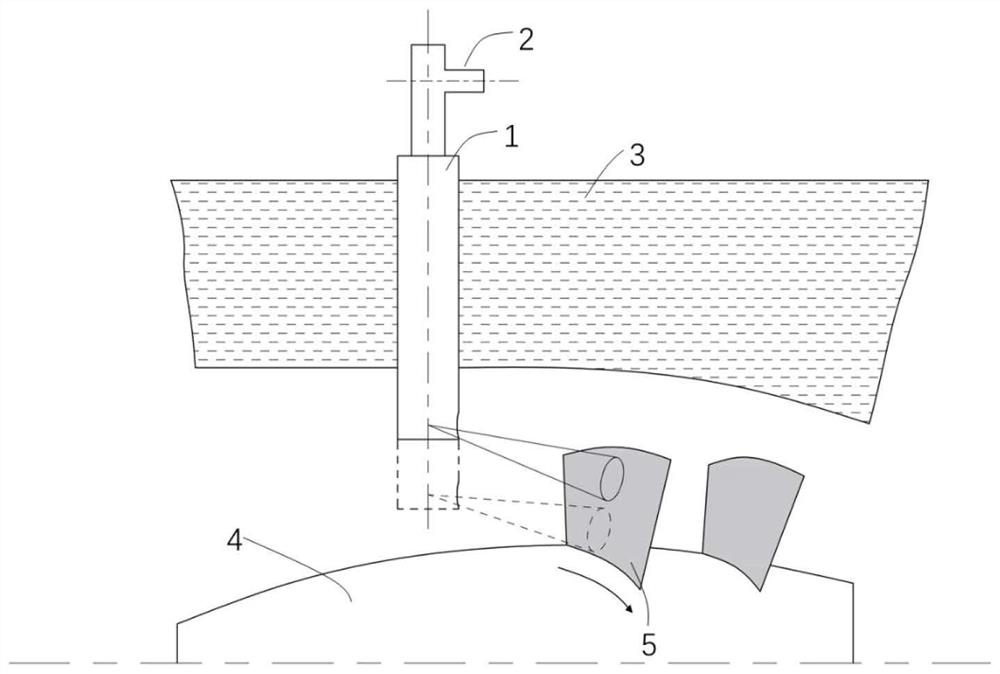 Turbine blade strain field full-field measurement method based on dual-mode fusion