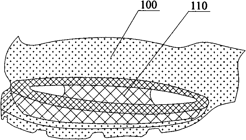 Sole of sport shoe