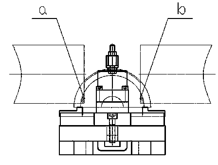 Two-sided milling fixture for blank forming molds