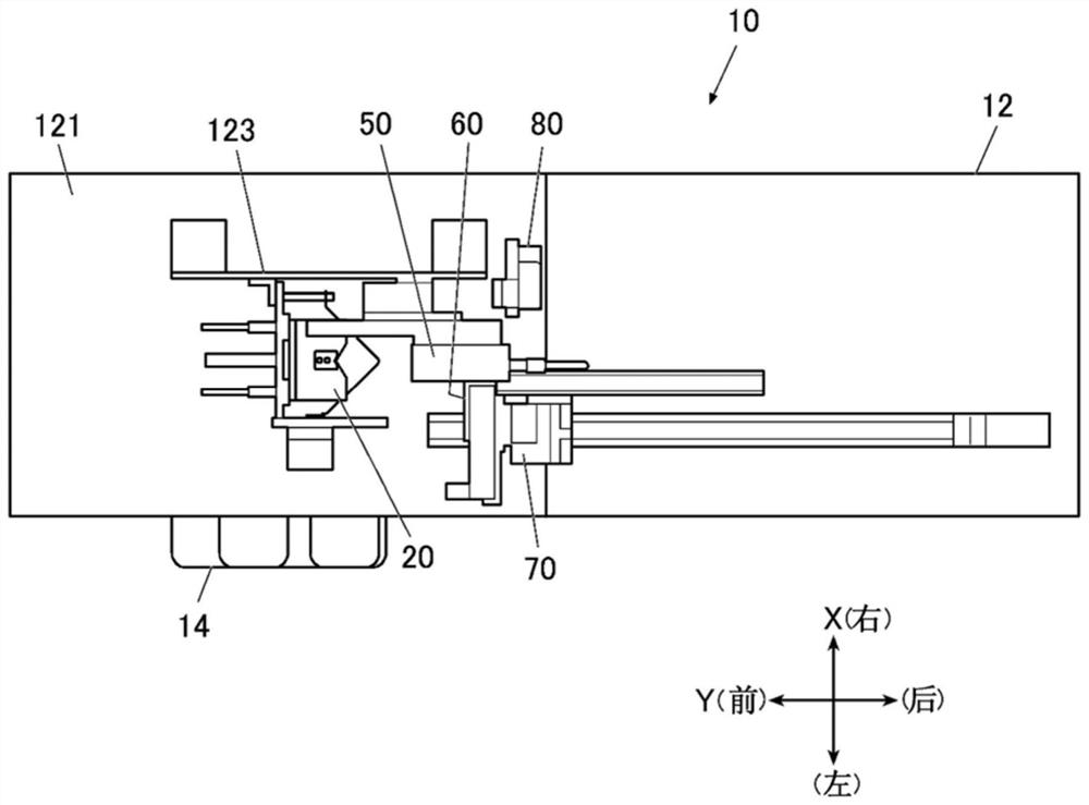 Hair feeding device