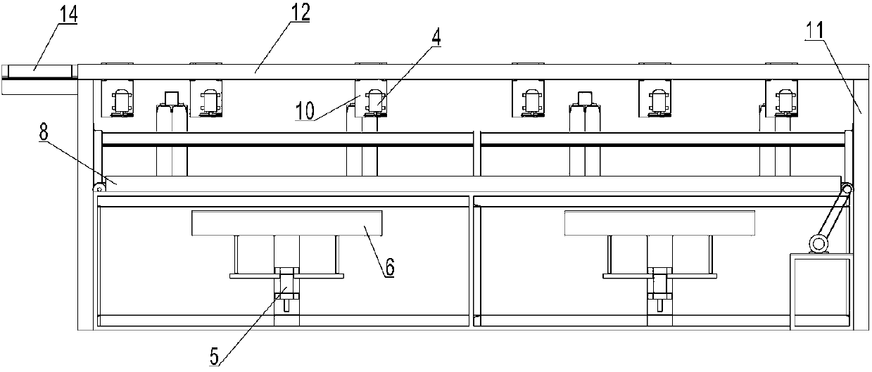 Automatic unbundling device for bars