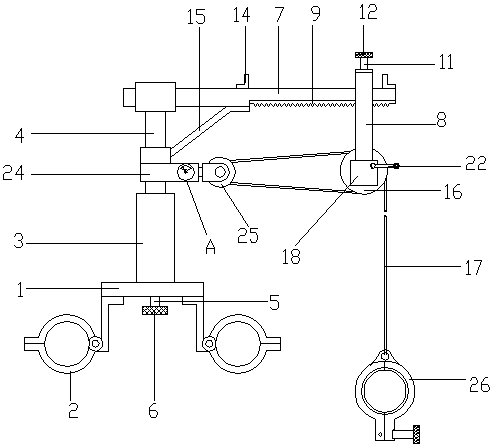 An auxiliary device for replacing tensile insulators for power transmission and its use method