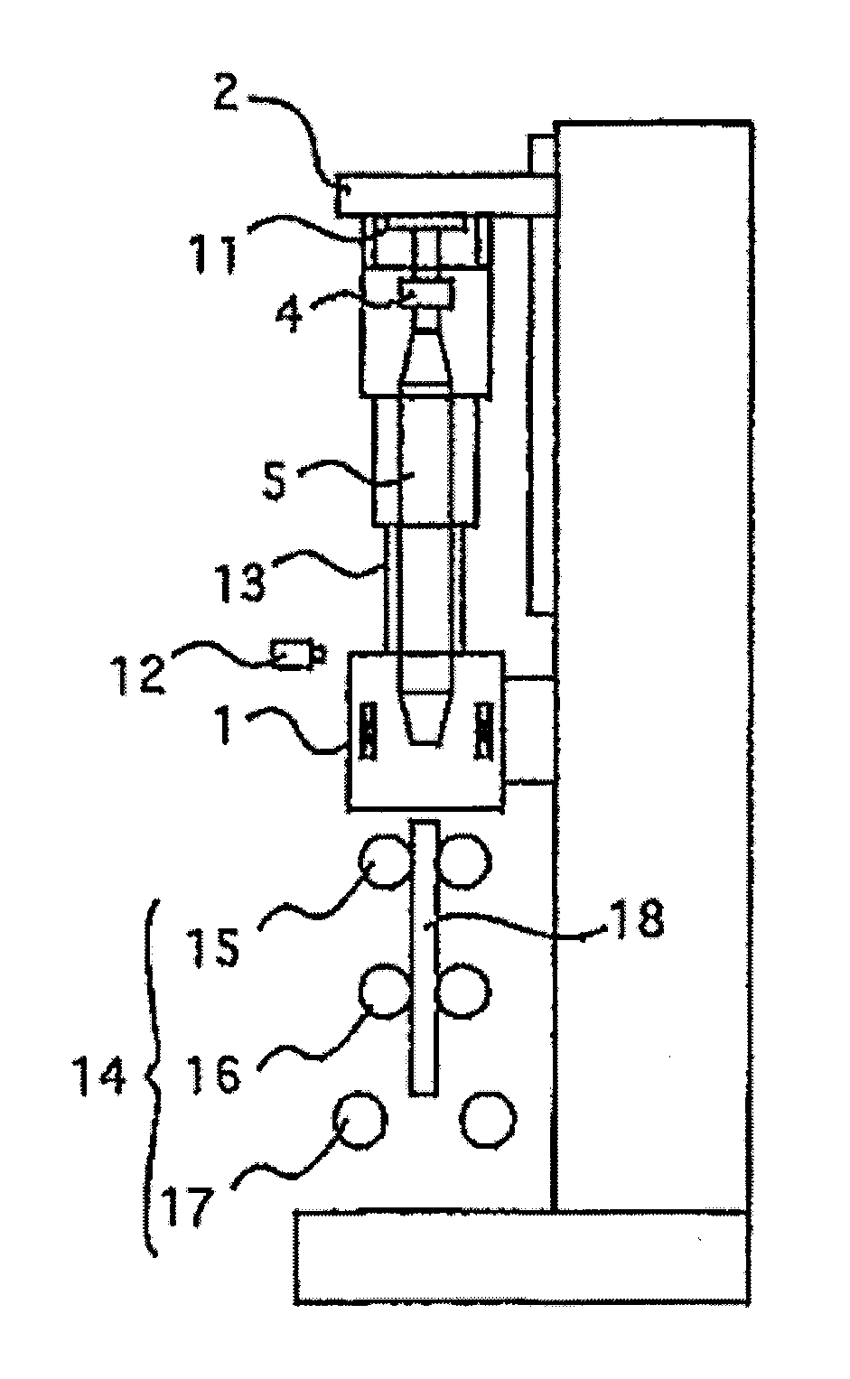 Elongating method and apparatus for glass base material