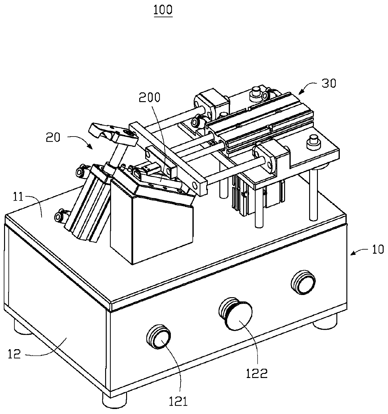Automatic film sticking device