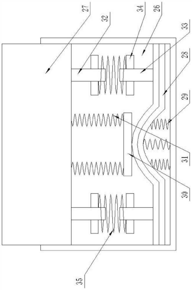 A steel wire derusting device used in mechanical processing