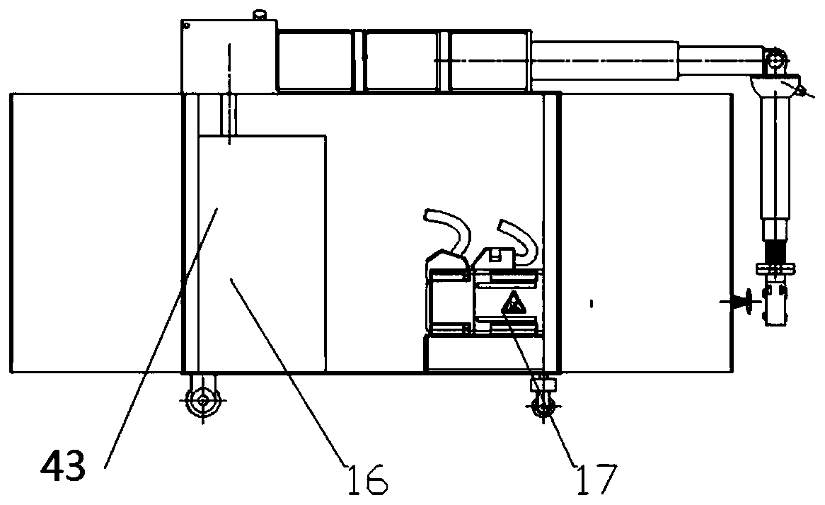 A device for derusting and polishing the inner wall of a magnetic tube