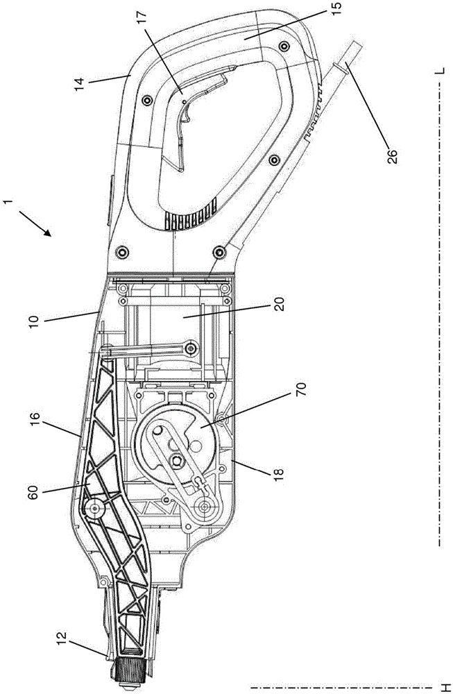 Reciprocating saw mechanism