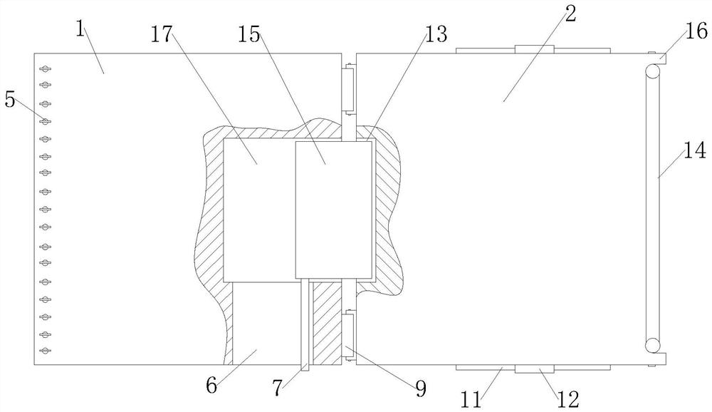 Convenient-to-adjust carrying device for logistics storage