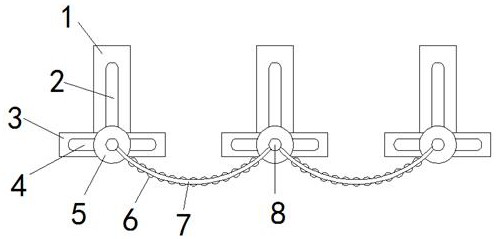 A high-speed anti-collision barrier with multi-directional buffering and deceleration